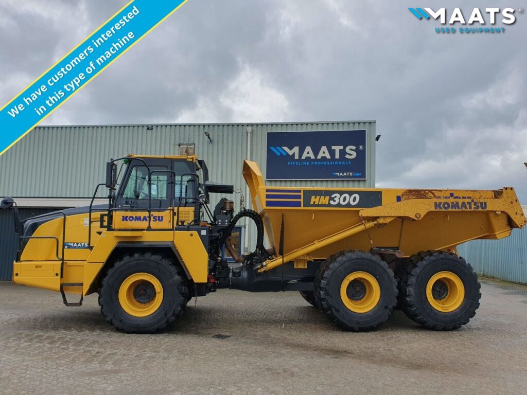 Looking for Articulated Dump Trucks KOMATSU LIEBHERR Maats Used Equipment