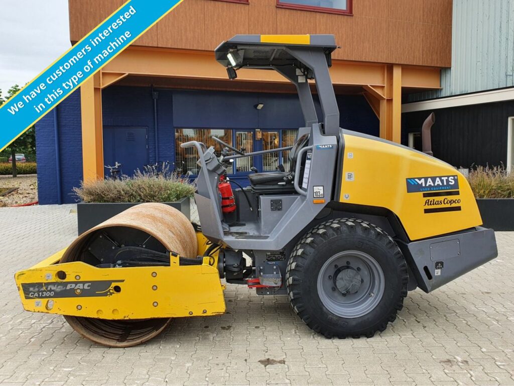 Looking for compact single drum rollers HAMM BOMAG DYNAPAC Maats Used Equipment