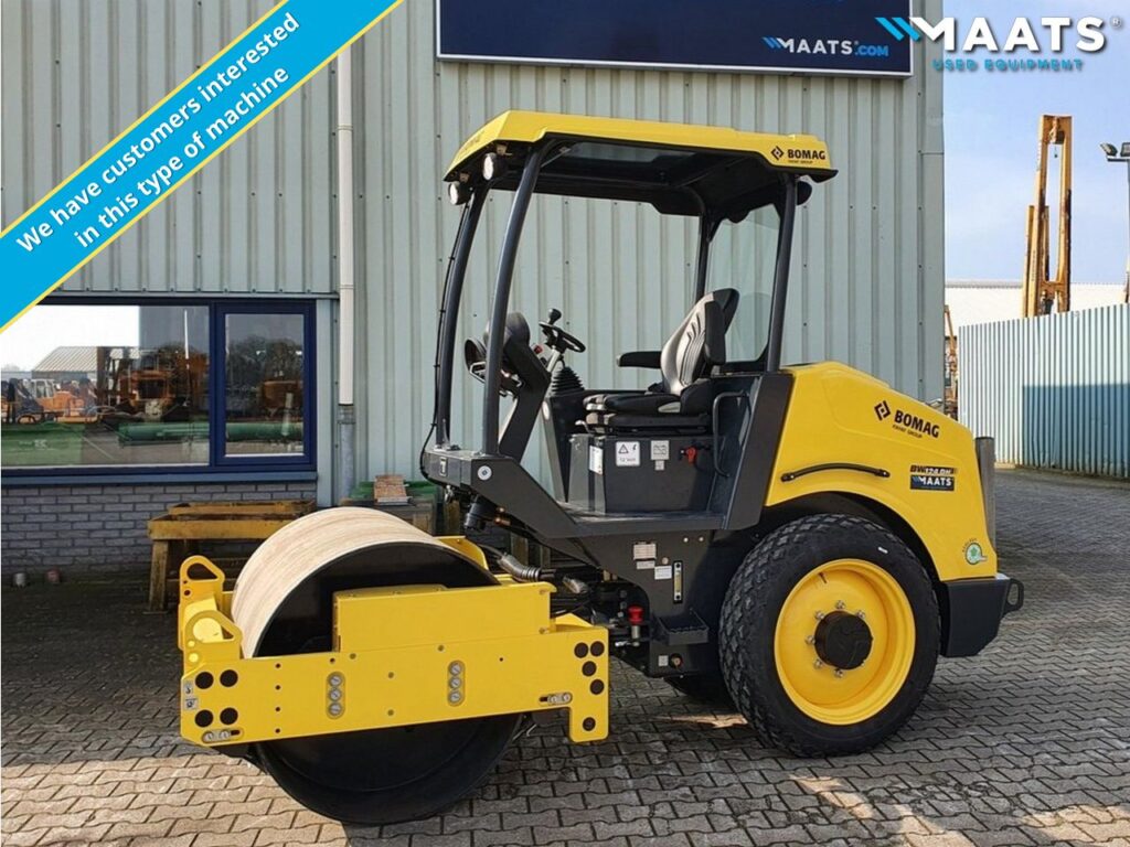 Looking for compact single drum rollers HAMM BOMAG DYNAPAC Maats Used Equipment