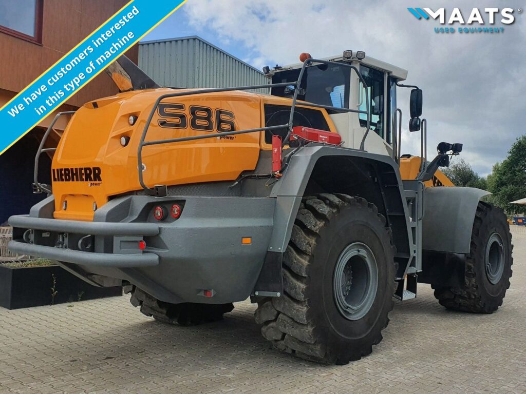 Looking for heavy wheel loaders LIEBHERR Maats Used Equipment
