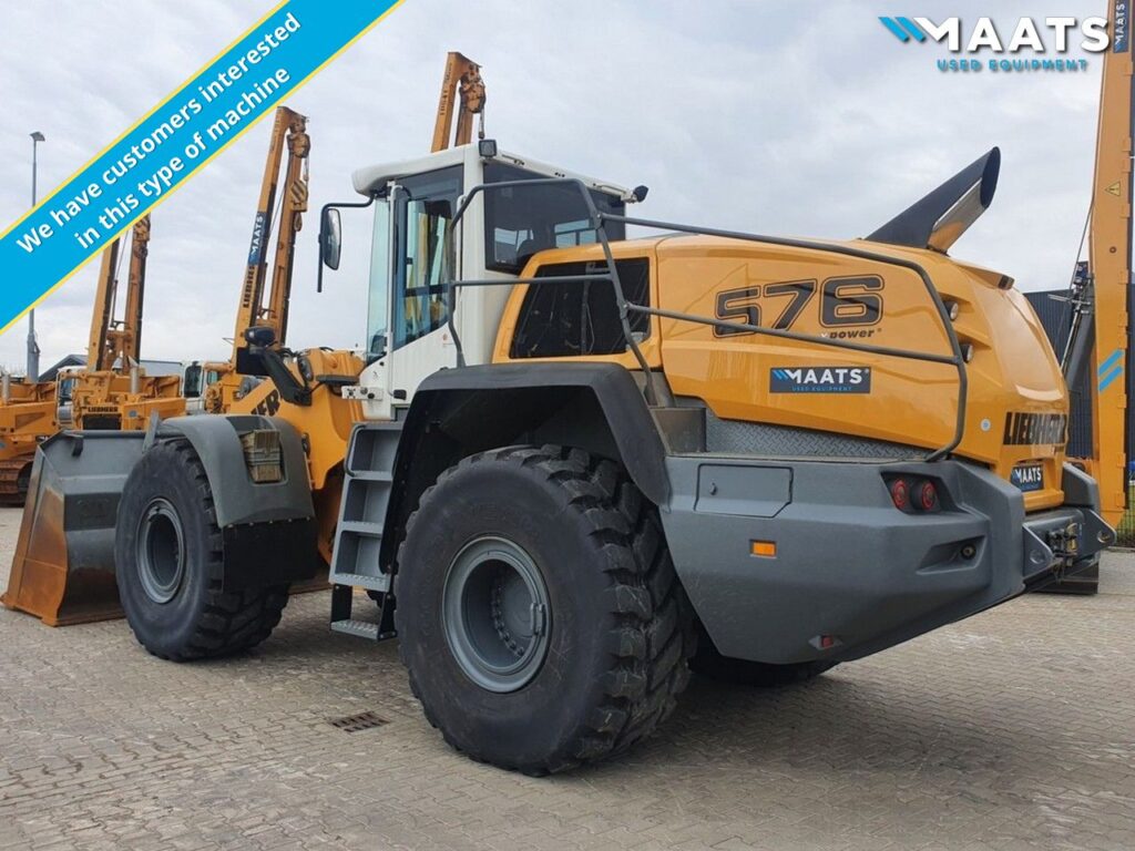 Looking for heavy wheel loaders LIEBHERR Maats Used Equipment