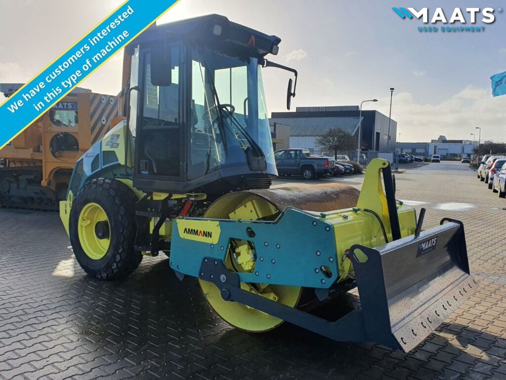 Looking for light single drum rollers HAMM AMMANN BOMAG DYNPAC WACKER NEUSON CATERPILLAR Maats Used Equipment