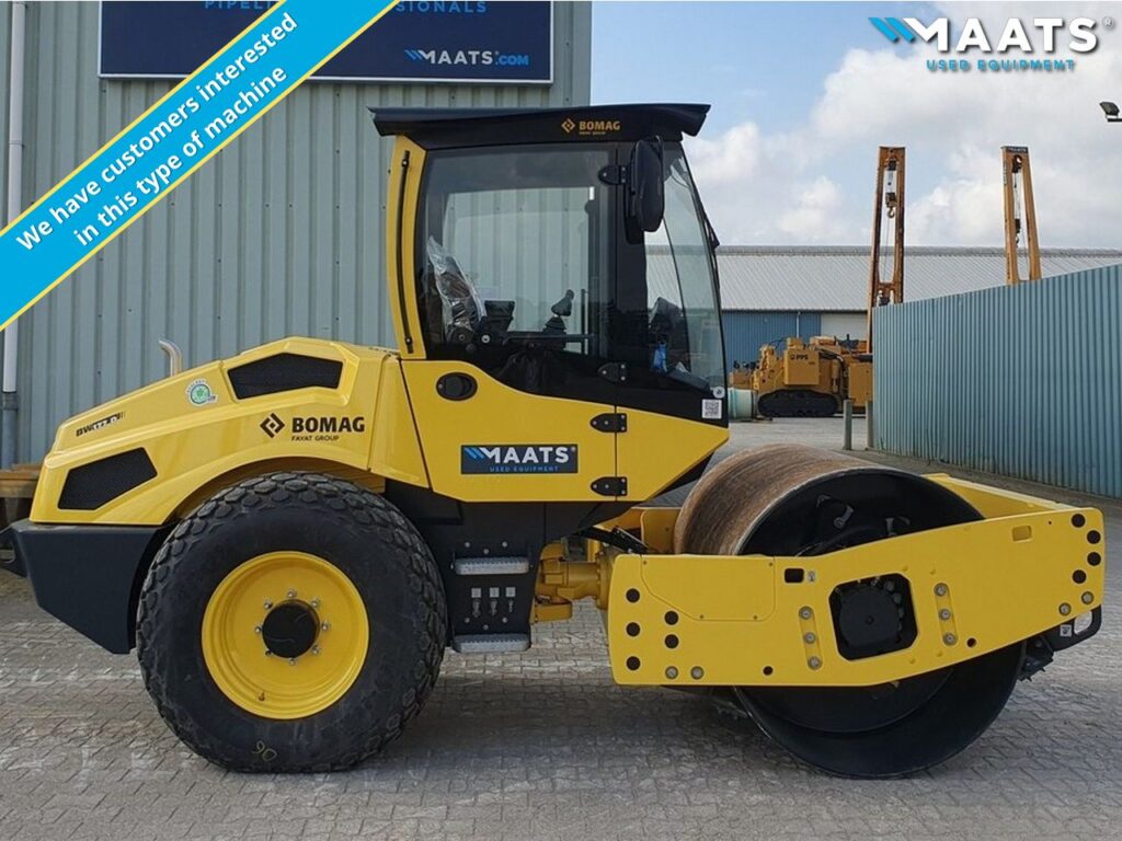 Looking for light single drum rollers HAMM AMMANN BOMAG DYNPAC WACKER NEUSON CATERPILLAR Maats Used Equipment