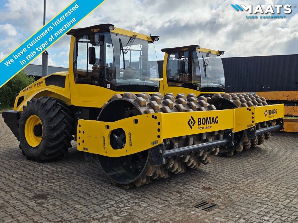 Looking for medium single drum rollers HAMM AMMANN DYNAPAC BOMAG Maats Used Equipment
