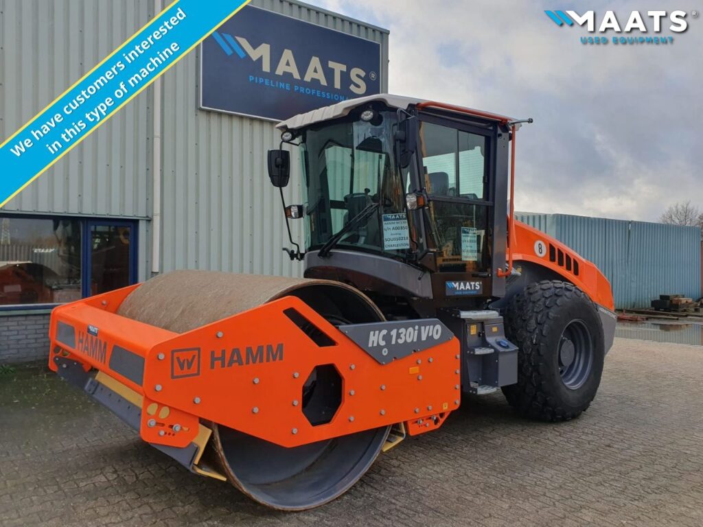Looking for medium single drum rollers HAMM AMMANN DYNAPAC BOMAG Maats Used Equipment