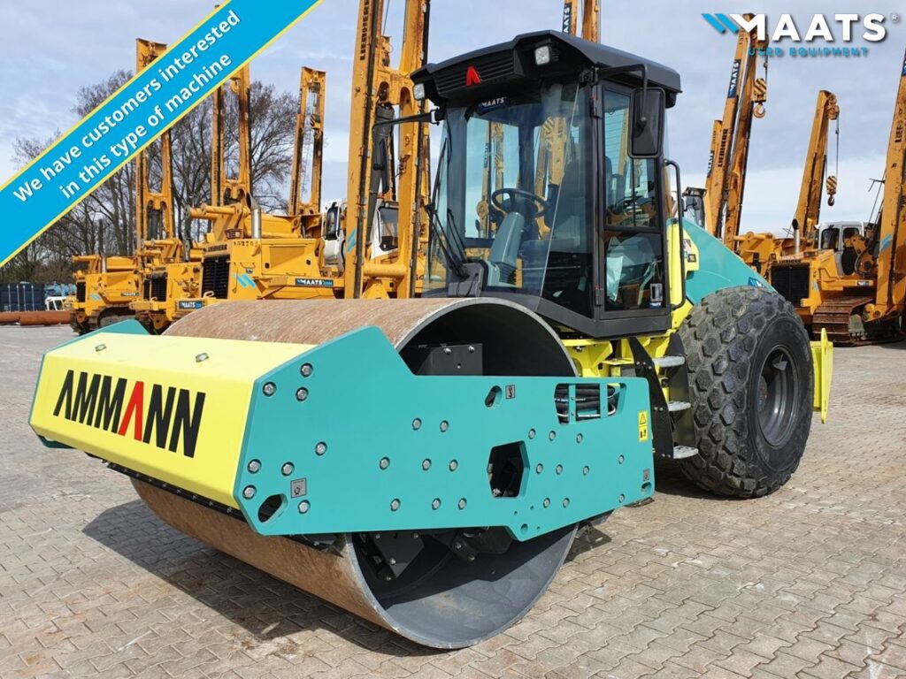 Looking for medium single drum rollers HAMM AMMANN DYNAPAC BOMAG Maats Used Equipment