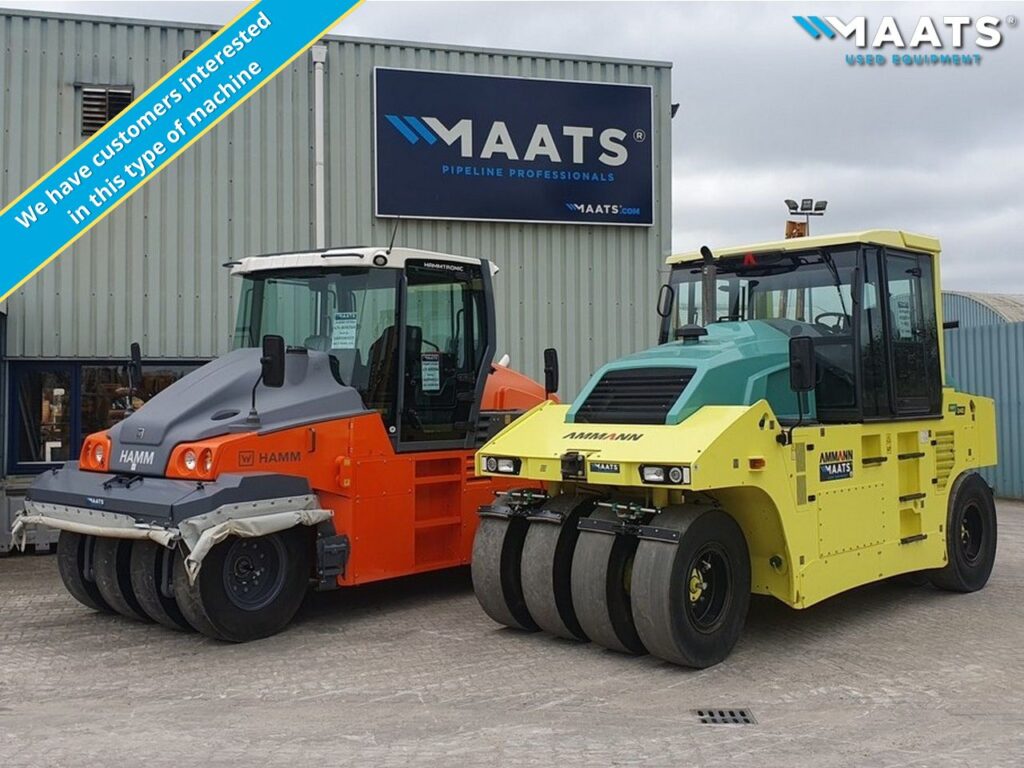 Looking for Pneumatic Rollers AMMANN HAMM BOMAG Maats Used Equipment