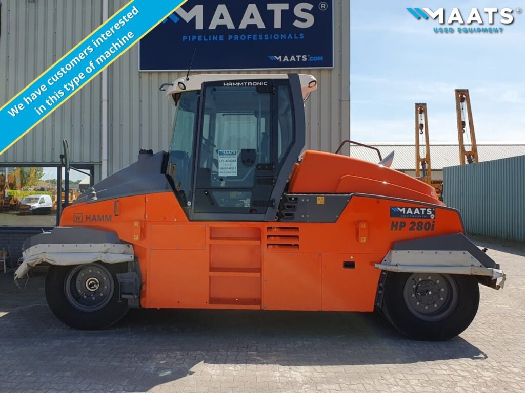 Looking for Pneumatic Rollers AMMANN HAMM BOMAG Maats Used Equipment